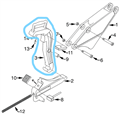54610.1.jpg Petol T3W Rig Wrench Part #PRWU01 Upper Jaw Ref #3 Petol Gearench Tools