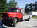 1995 International 4700 Water Truck - SOLD International 4700 Truck & 1,000 Gallon Water Tank Image