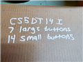 72734.20.jpg 5" Dual Rotary Shoe – 7 Domed Buttons on Face, 21 Buttons on Shoulder – Thin Wall Generic
