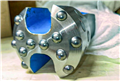 74809.3.jpg TRIDENT SUPREME 3-7/8" Flat Face Carbide Button Cable Tool Drill Bit 1-5/8" X 2-5/8" Pin Thread Trident